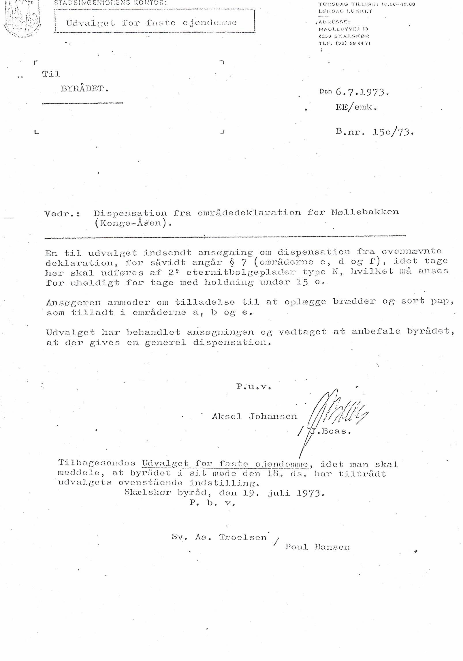 dispentation 19730719